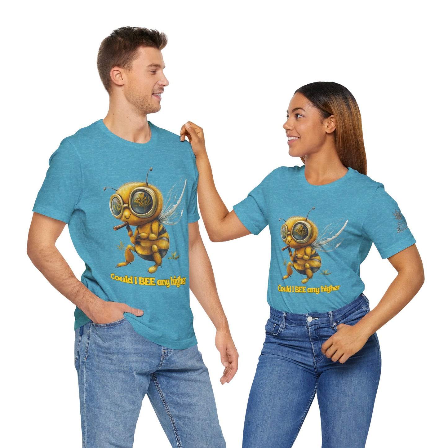 Could I BEE Any Higher - Funny Cannabis Bee 420 Unisex T-Shirt"
