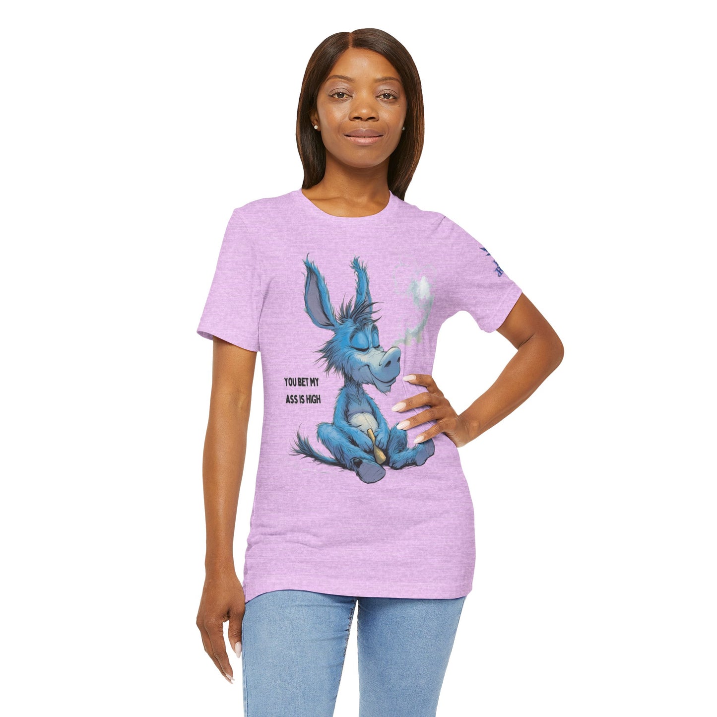 You Bet My Ass is High" - Funny Cannabis Donkey T-Shirt