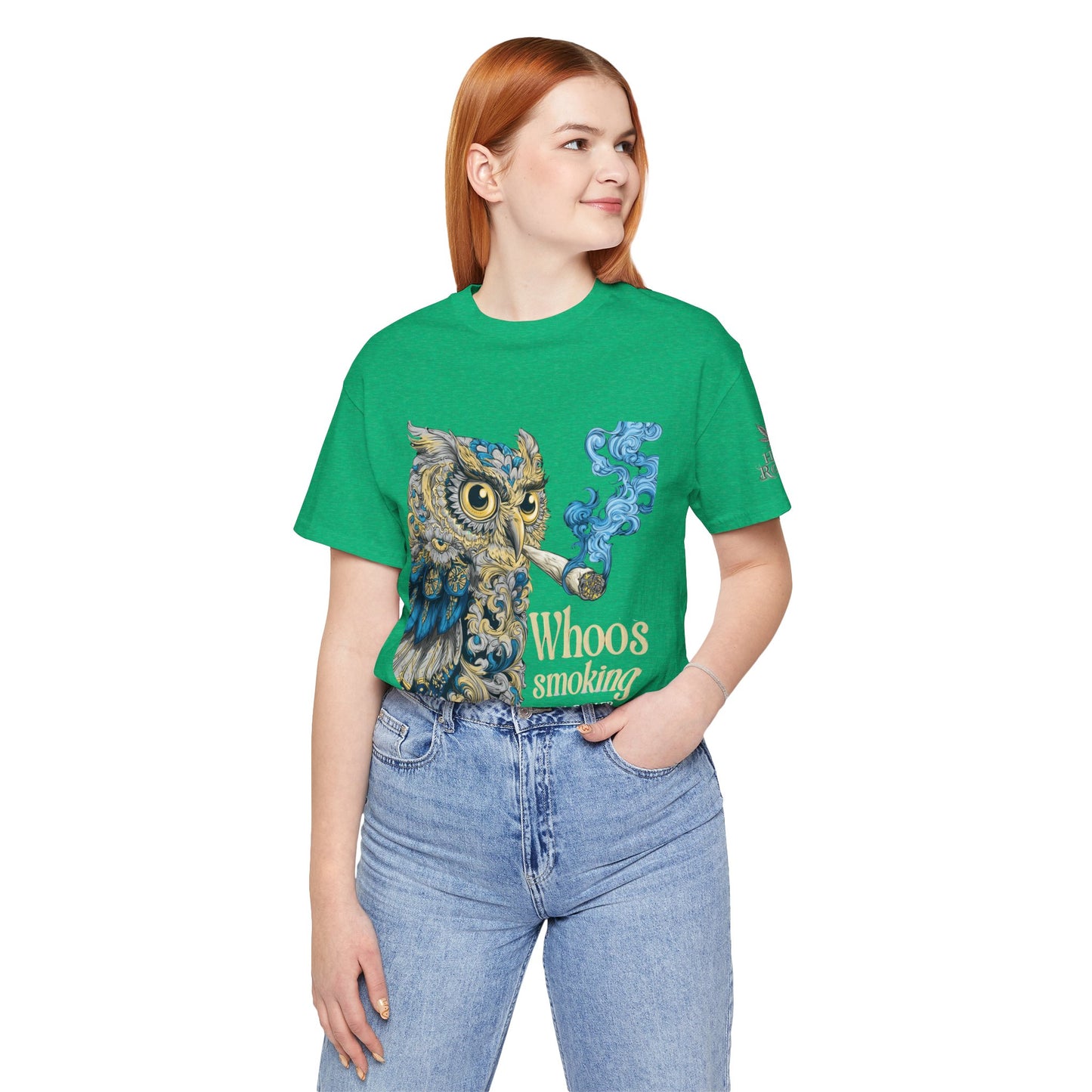 WHOOS SMOKING™ | PREMIUM WISDOM CANNABIS TEE