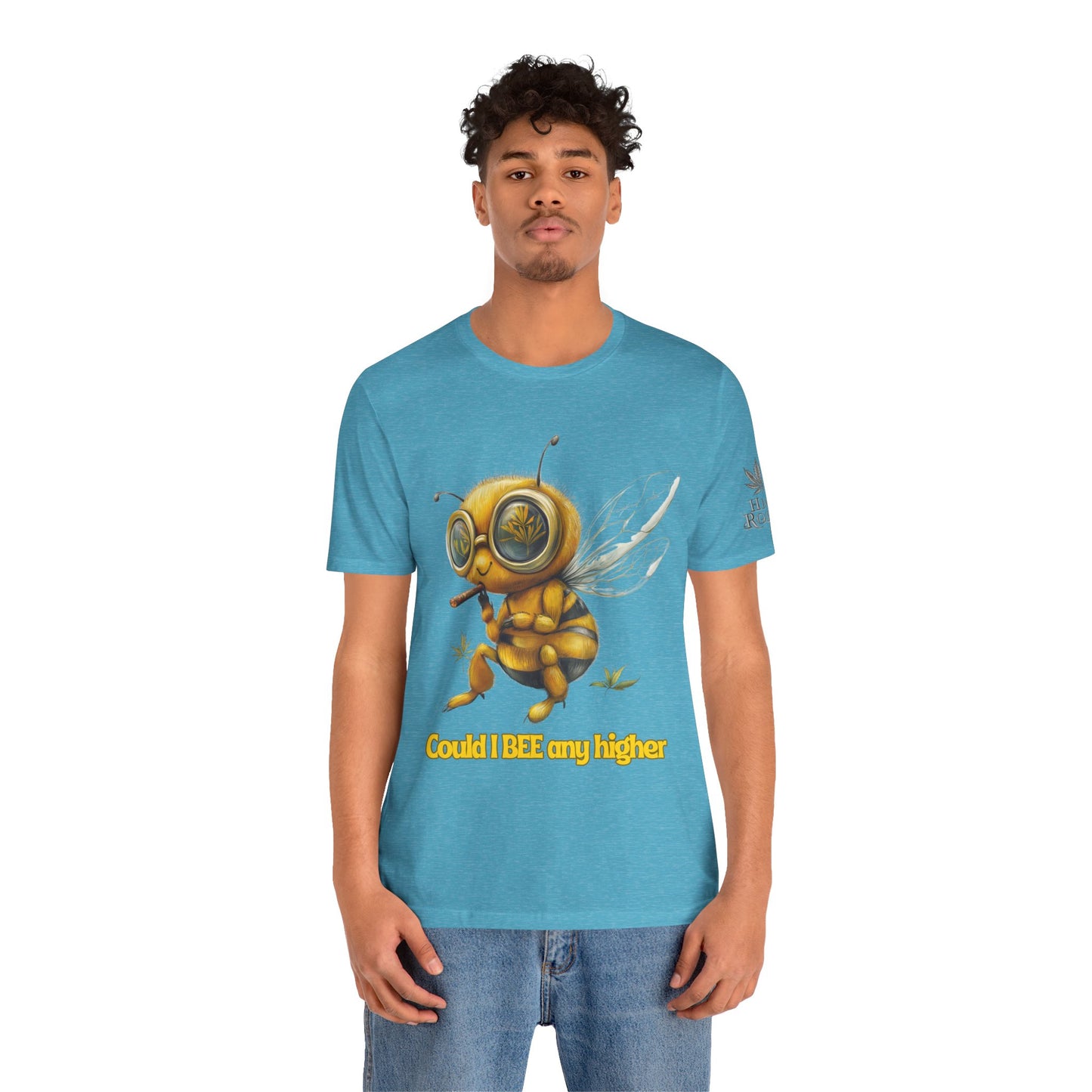 Could I BEE Any Higher - Funny Cannabis Bee 420 Unisex T-Shirt"
