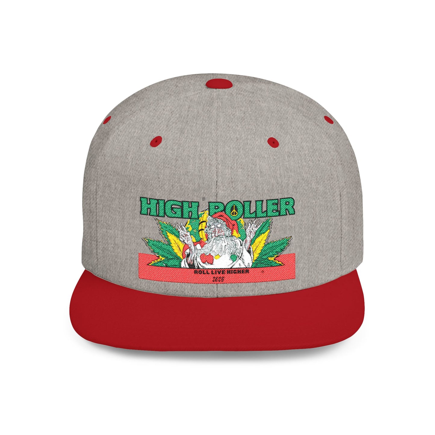 HIGH ROLLER Cannabis Culture Snapback Cap
