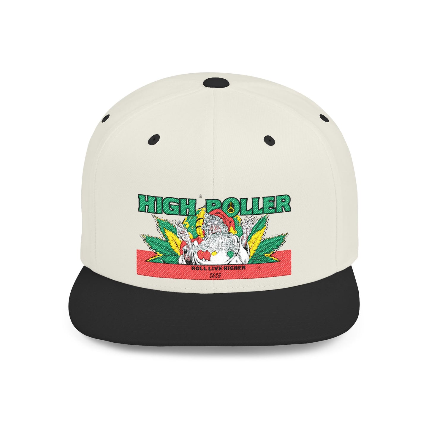 HIGH ROLLER Cannabis Culture Snapback Cap
