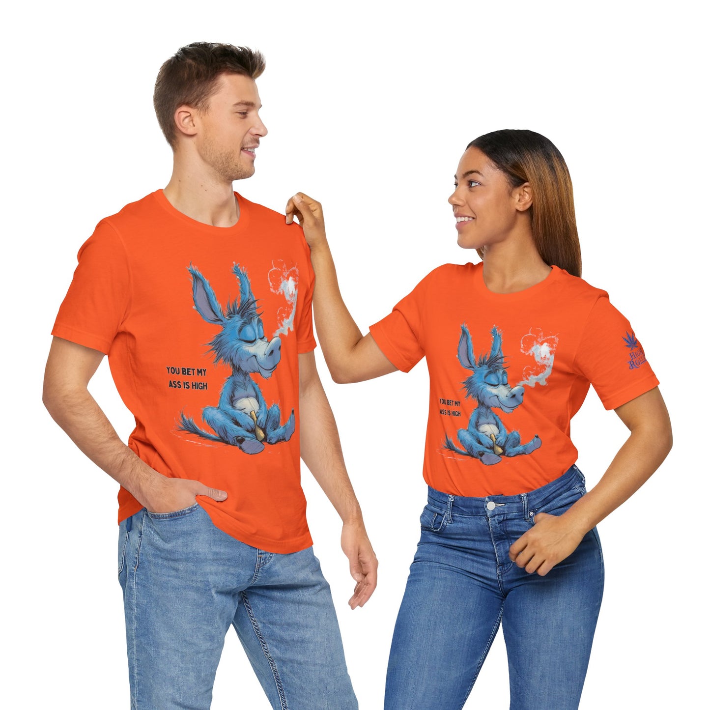 You Bet My Ass is High" - Funny Cannabis Donkey T-Shirt