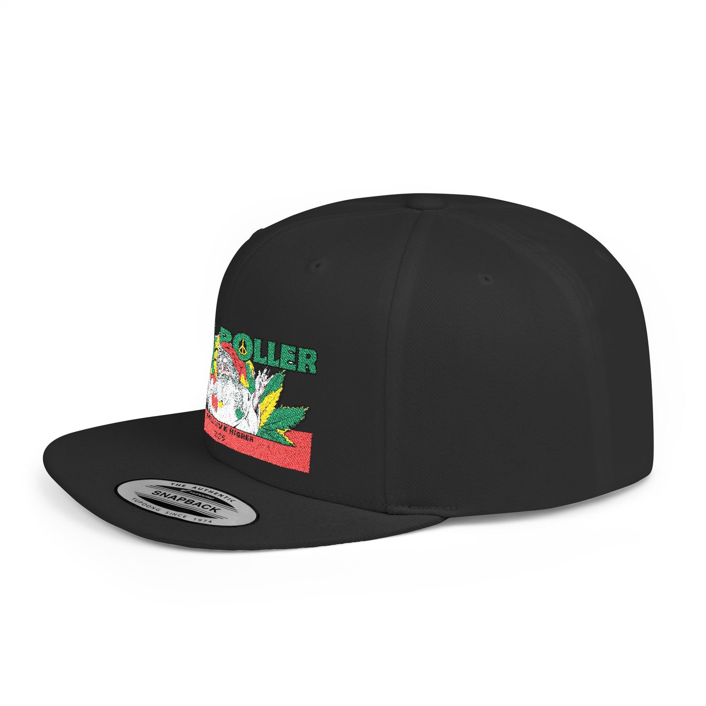HIGH ROLLER Cannabis Culture Snapback Cap