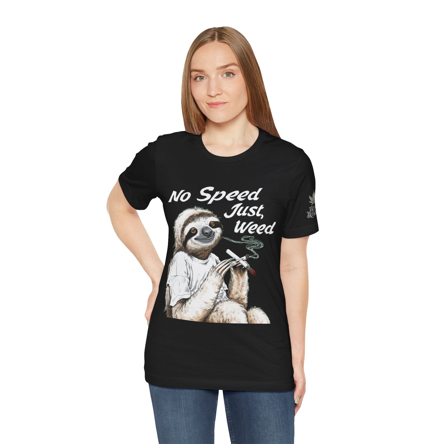 No Speed Just Weed™ | Premium Sloth Cannabis Tee - Chill Vibes Edition | High Roller