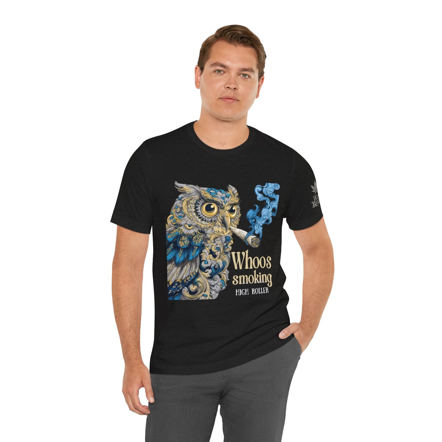 WHOOS SMOKING™ | PREMIUM WISDOM CANNABIS TEE