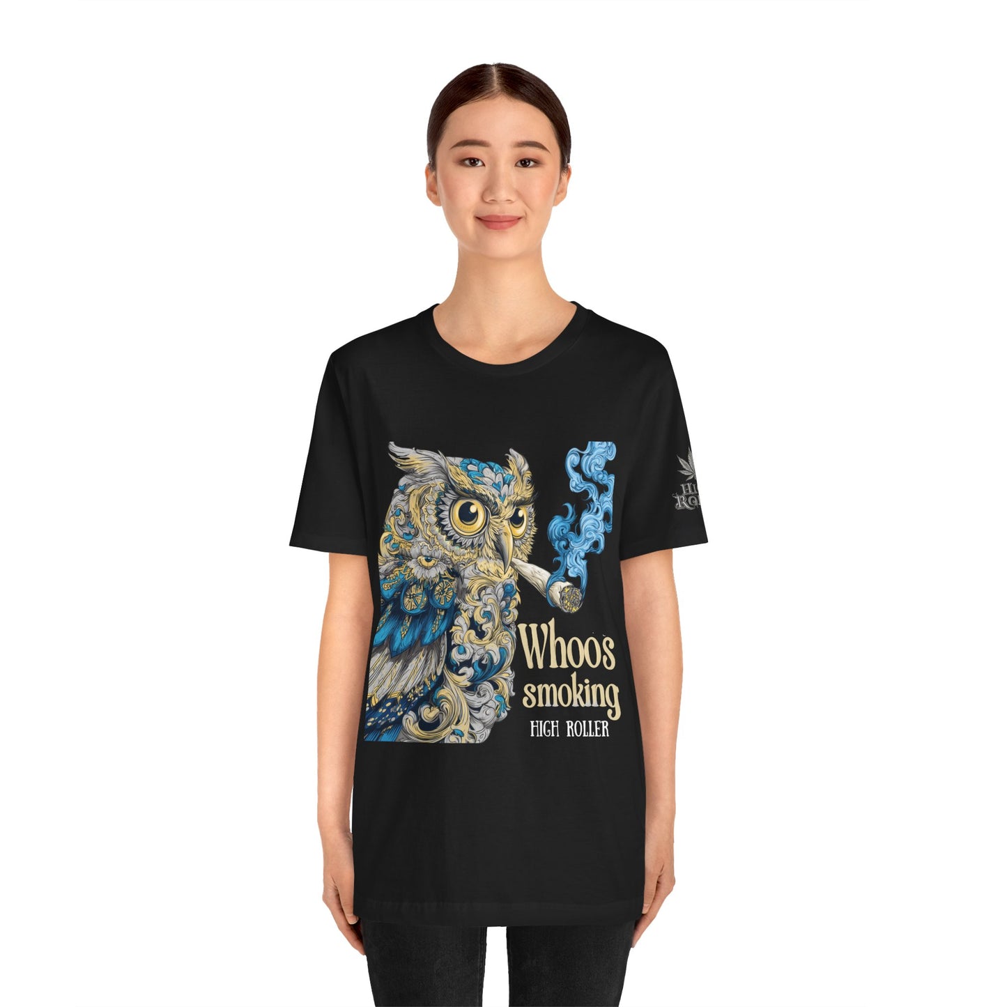 WHOOS SMOKING™ | PREMIUM WISDOM CANNABIS TEE