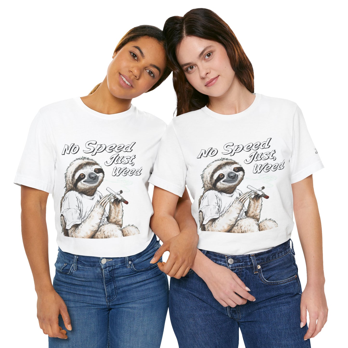 No Speed Just Weed™ | Premium Sloth Cannabis Tee - Chill Vibes Edition | High Roller