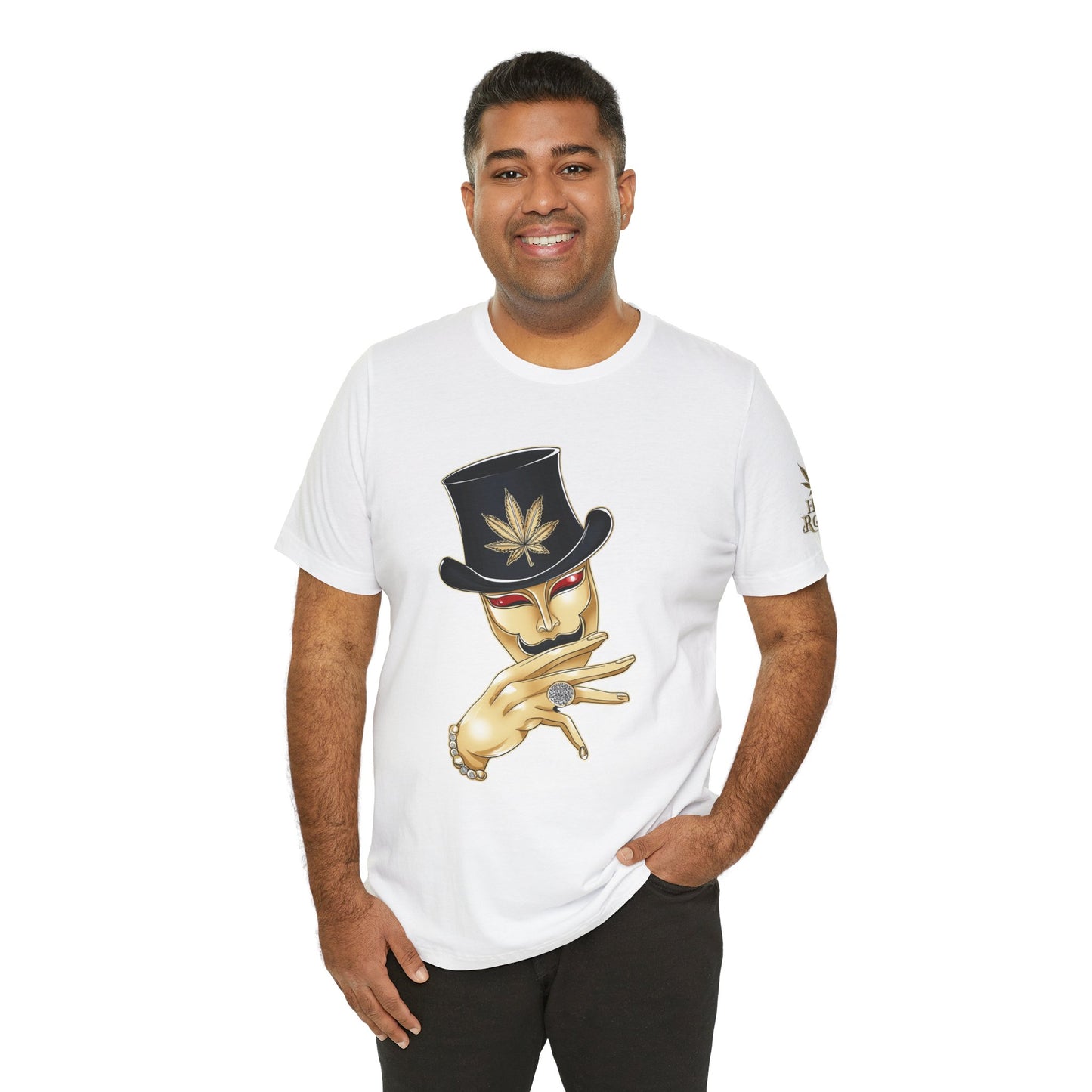 GENTLEMAN CANNABIS MASK™ | PREMIUM SOPHISTICATED ART TEE