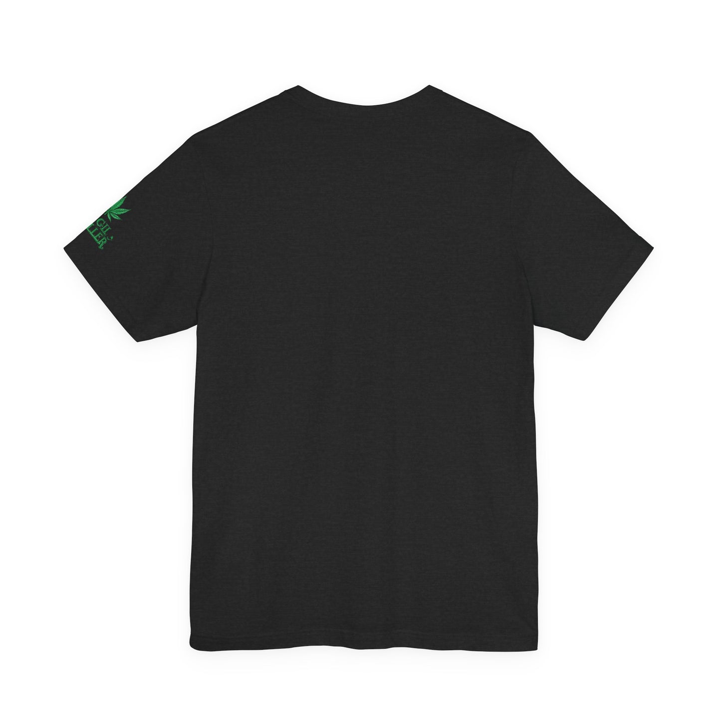 Cannabis Art Dual Face T-Shirt - Premium Unisex Cotton Tee