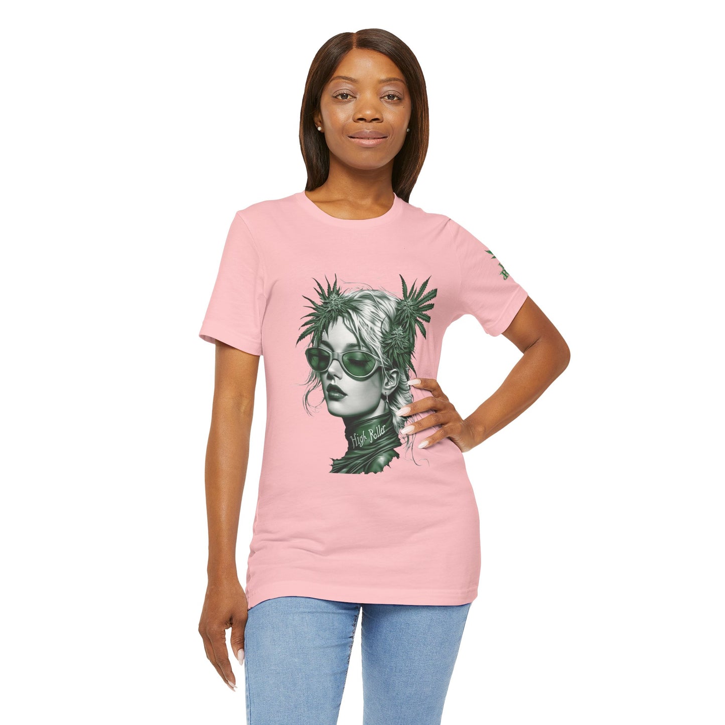 HIGH ROLLER CANNABIS GODDESS T-SHIRT