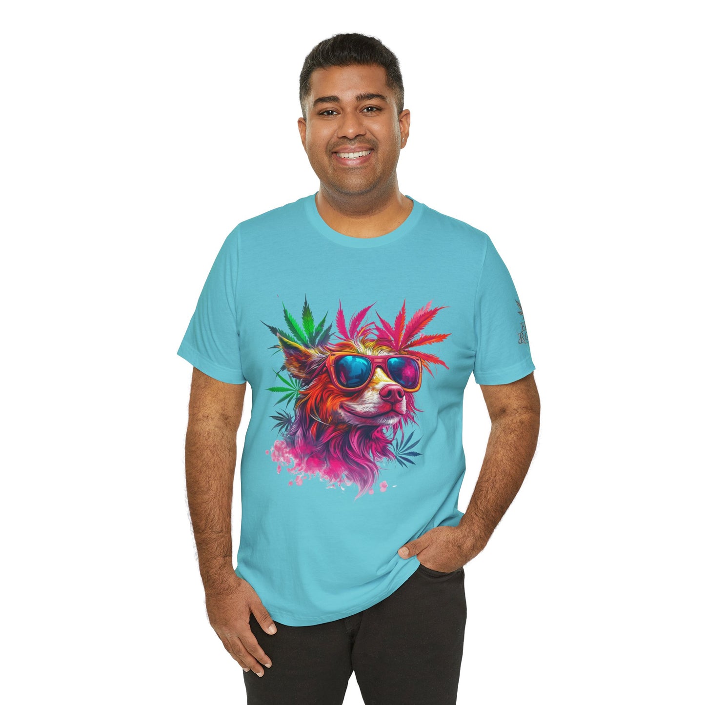 PSYCHEDELIC CANNABIS DOG™ | PREMIUM TRIPPY ART TEE