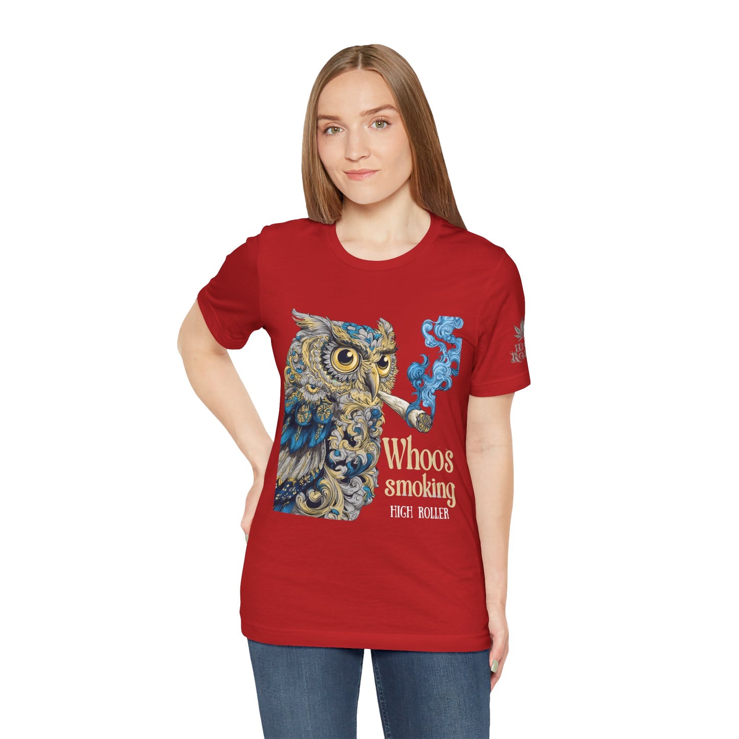 WHOOS SMOKING™ | PREMIUM WISDOM CANNABIS TEE