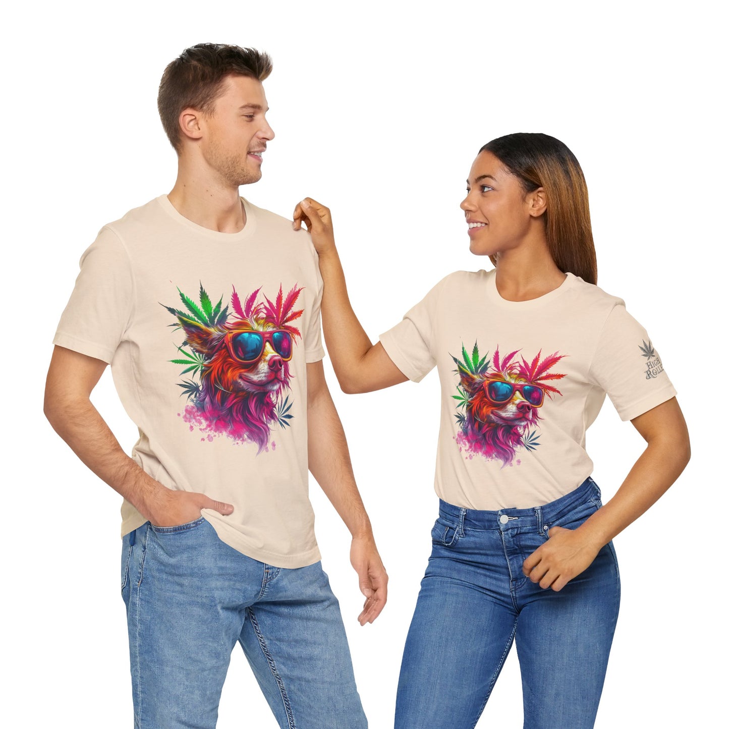 PSYCHEDELIC CANNABIS DOG™ | PREMIUM TRIPPY ART TEE