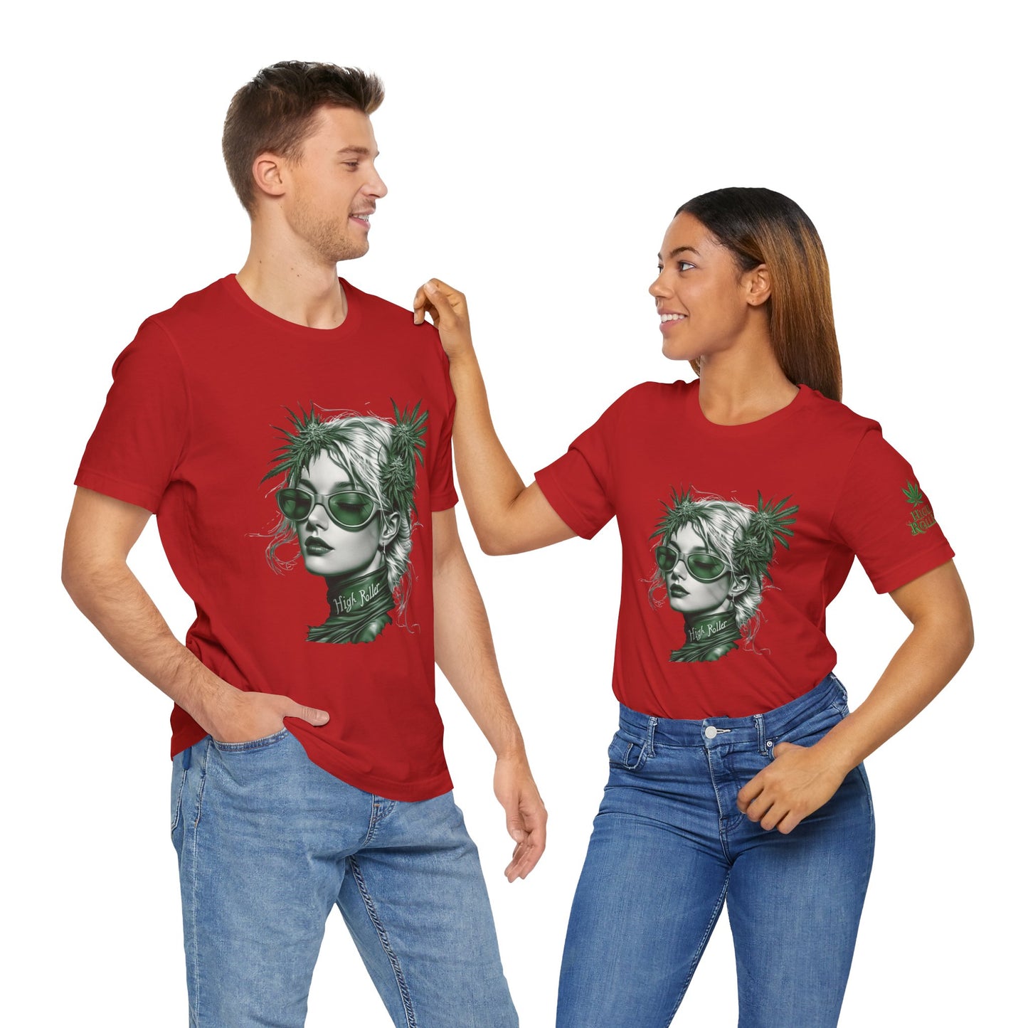 HIGH ROLLER CANNABIS GODDESS T-SHIRT