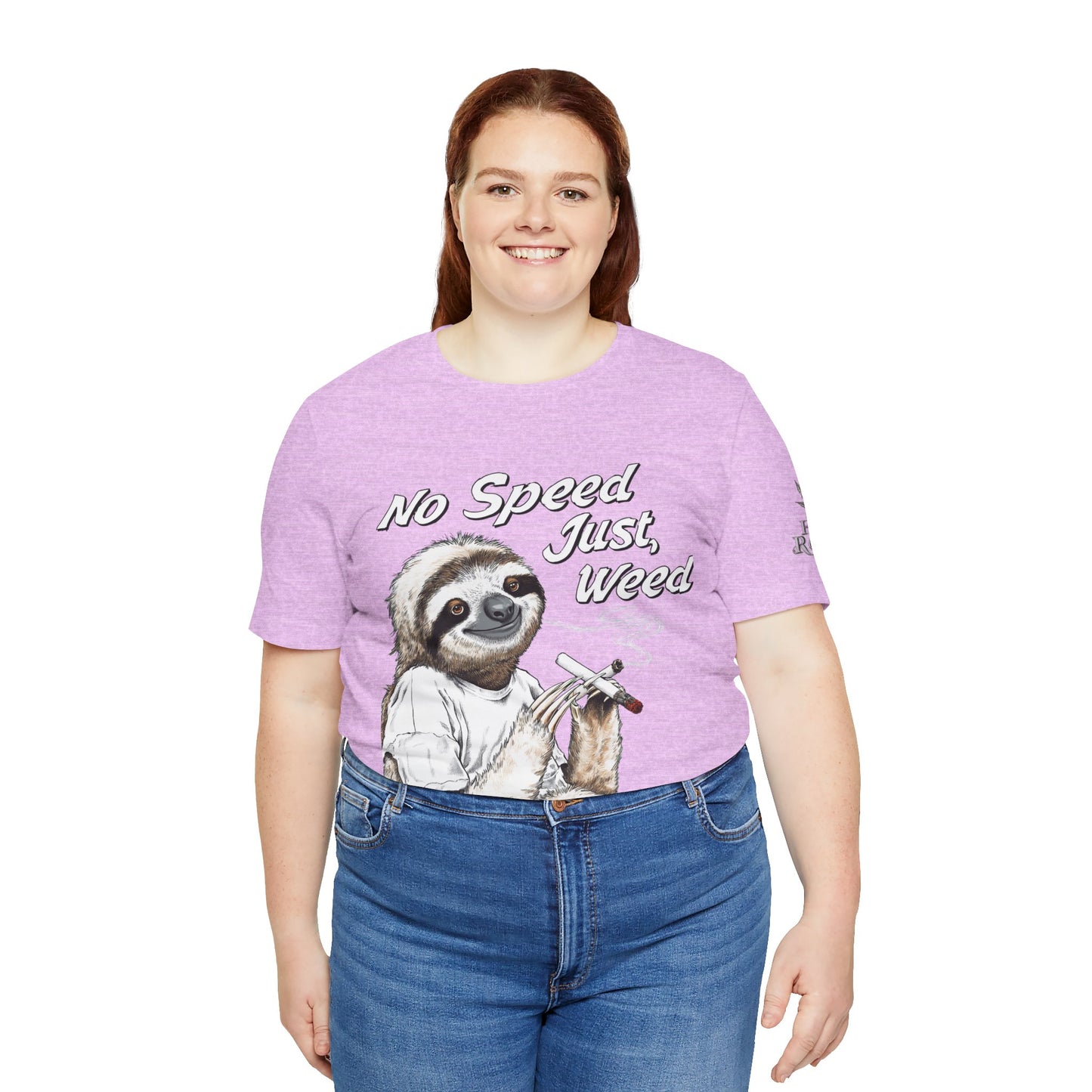 No Speed Just Weed™ | Premium Sloth Cannabis Tee - Chill Vibes Edition | High Roller