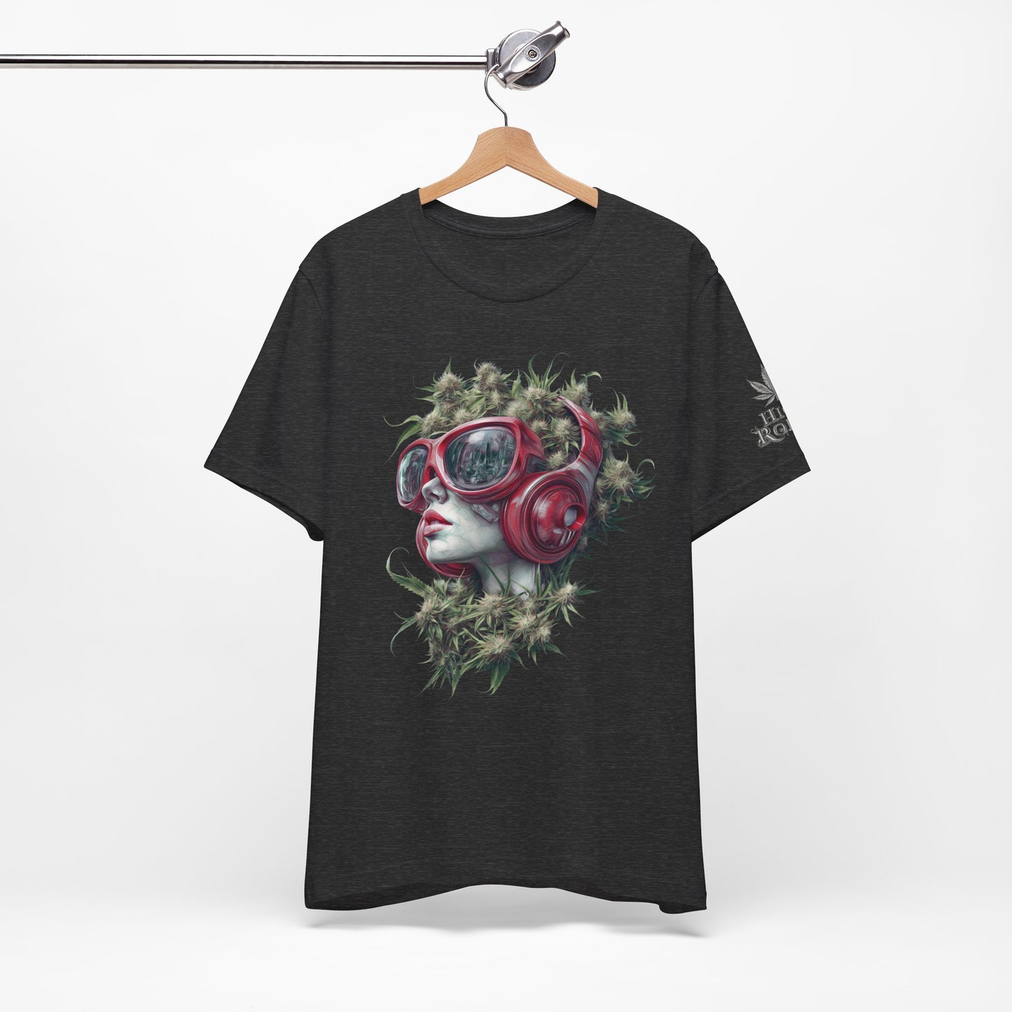 CANNABIS GODDESS TECH™ | PREMIUM FUTURISTIC ART TEE