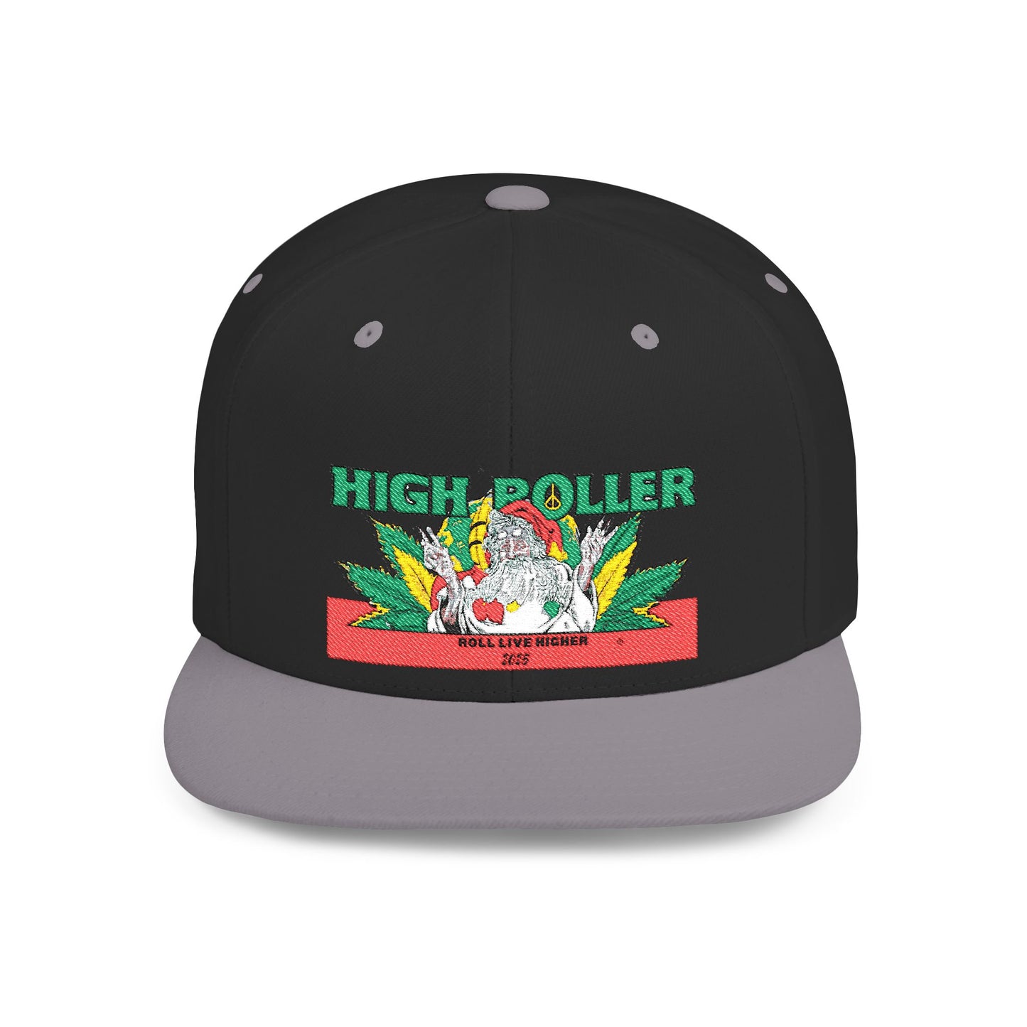 HIGH ROLLER Cannabis Culture Snapback Cap