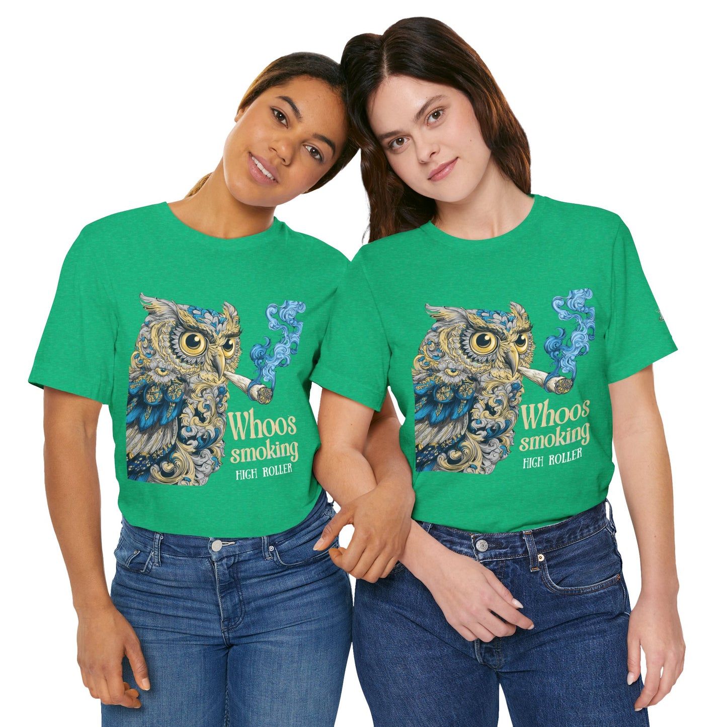 WHOOS SMOKING™ | PREMIUM WISDOM CANNABIS TEE