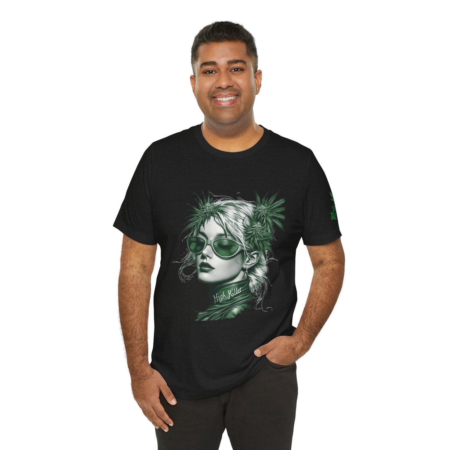HIGH ROLLER CANNABIS GODDESS T-SHIRT