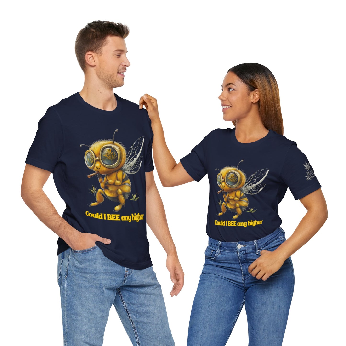 Could I BEE Any Higher - Funny Cannabis Bee 420 Unisex T-Shirt"