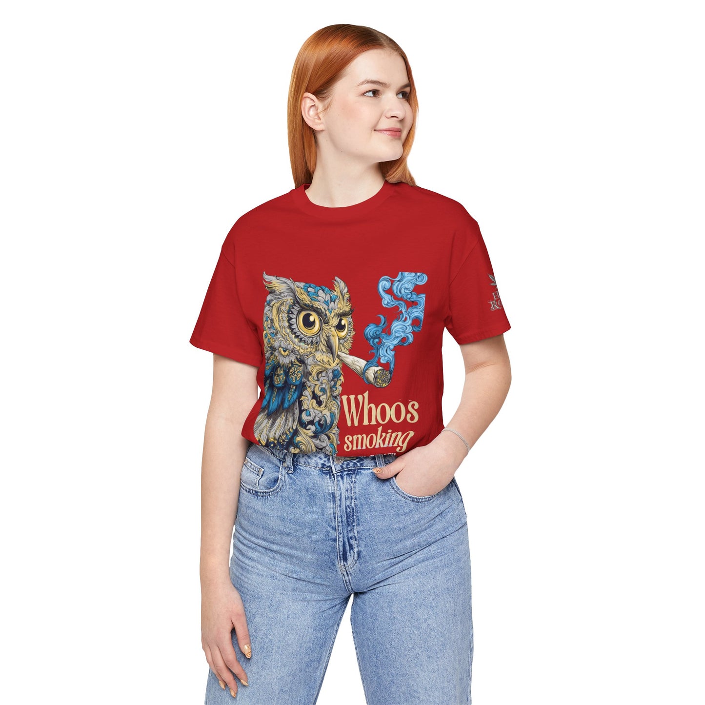 WHOOS SMOKING™ | PREMIUM WISDOM CANNABIS TEE