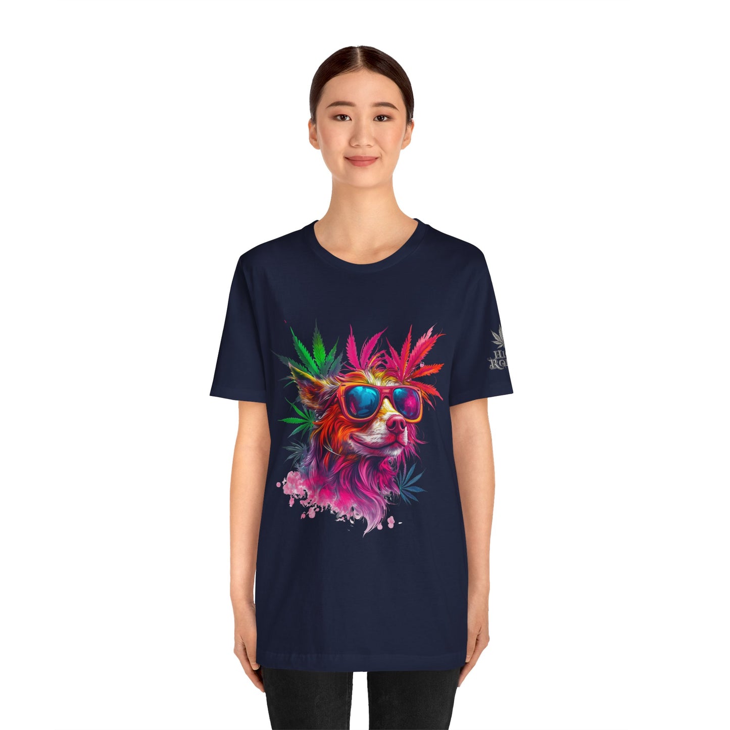 PSYCHEDELIC CANNABIS DOG™ | PREMIUM TRIPPY ART TEE