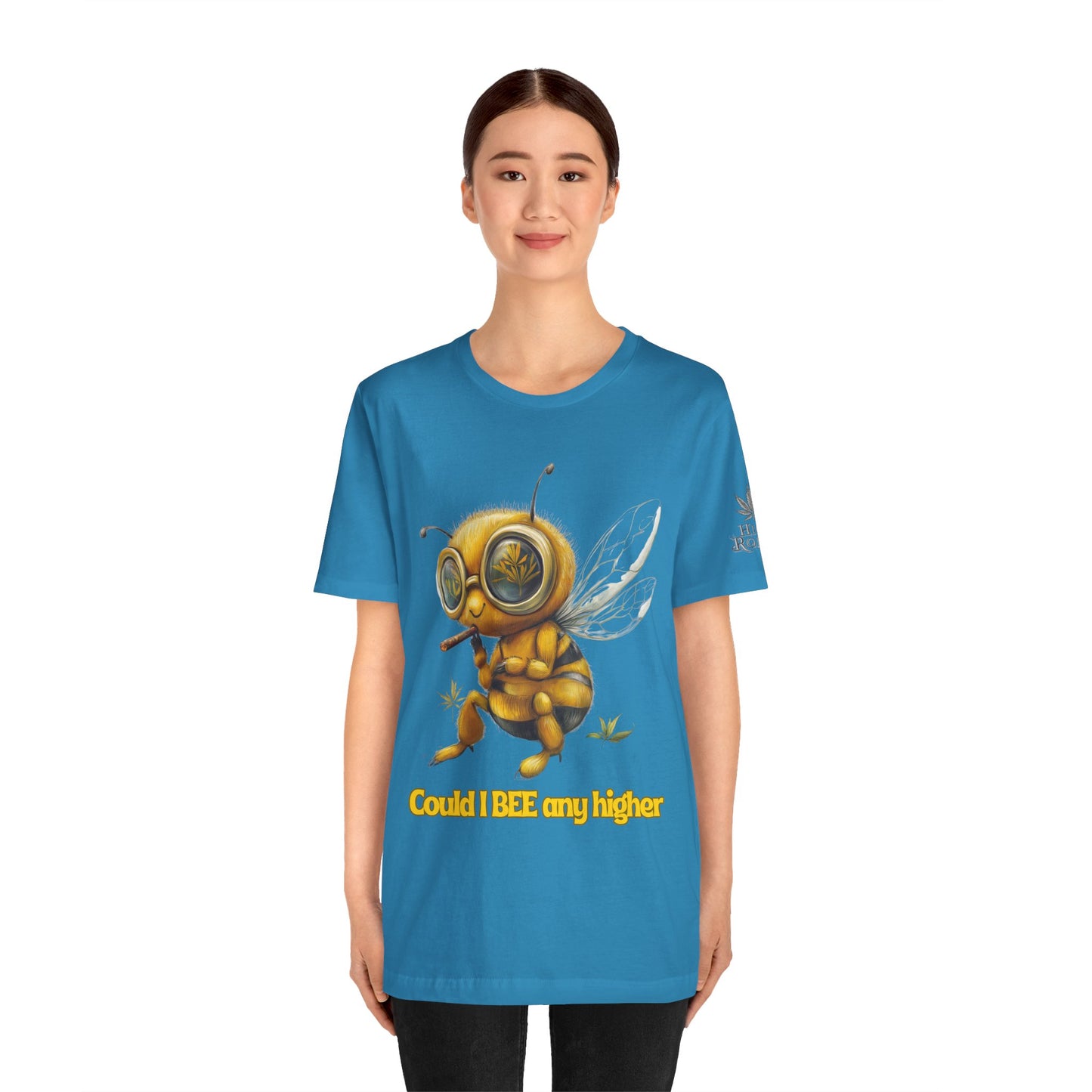 Could I BEE Any Higher - Funny Cannabis Bee 420 Unisex T-Shirt"