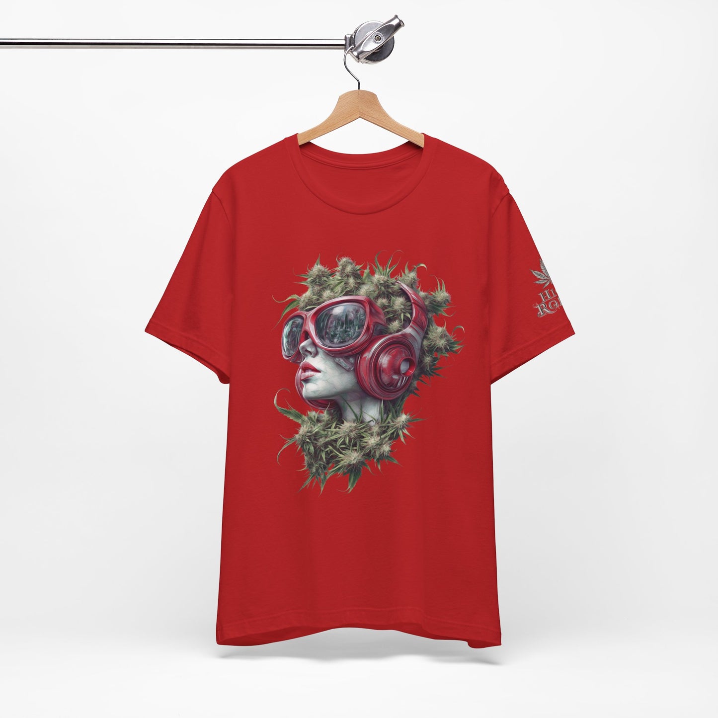 CANNABIS GODDESS TECH™ | PREMIUM FUTURISTIC ART TEE