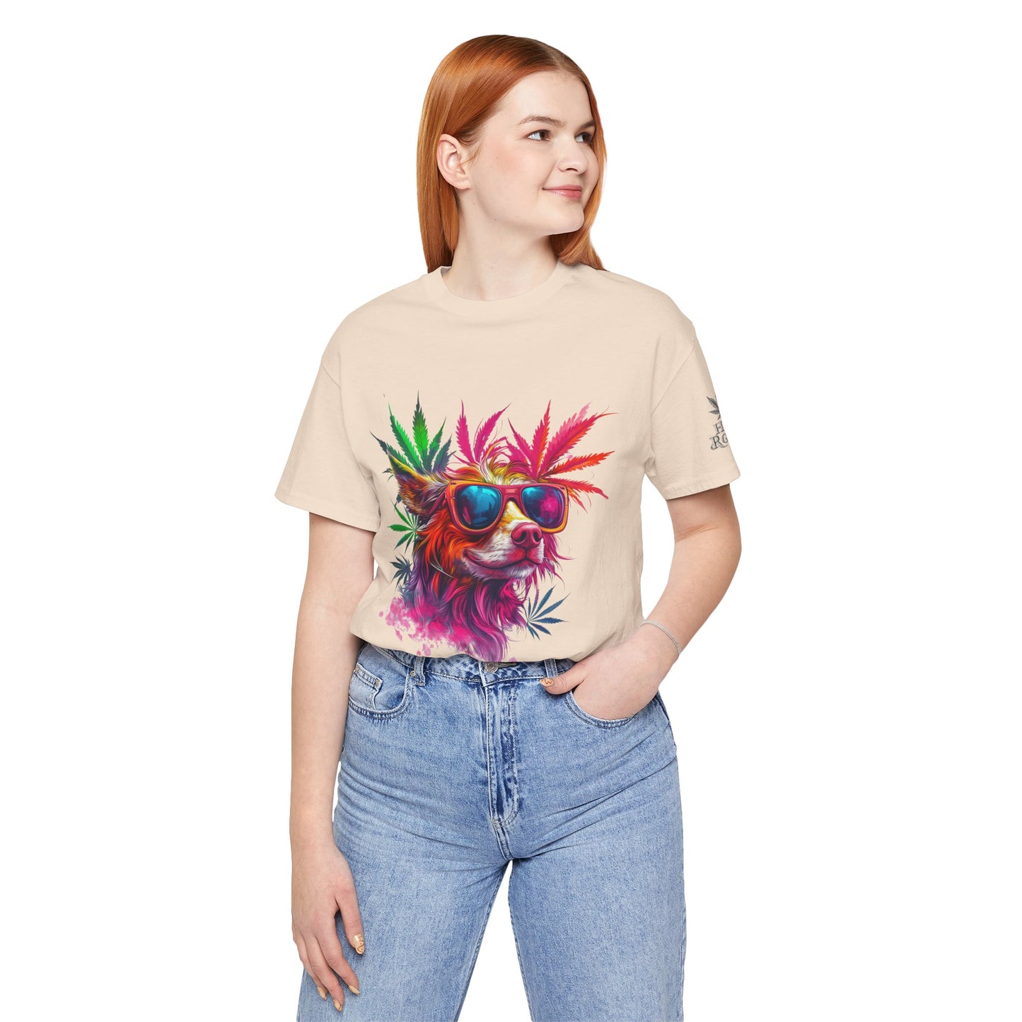 PSYCHEDELIC CANNABIS DOG™ | PREMIUM TRIPPY ART TEE