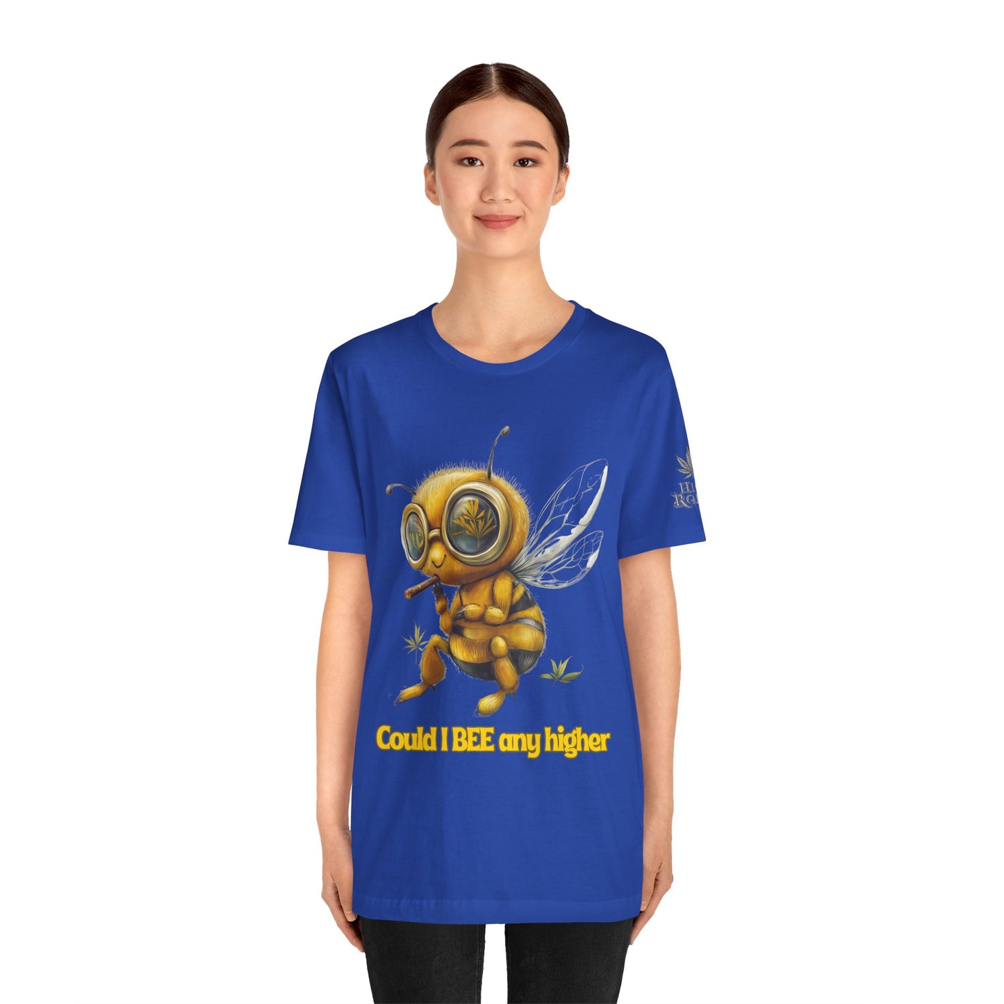 Could I BEE Any Higher - Funny Cannabis Bee 420 Unisex T-Shirt"