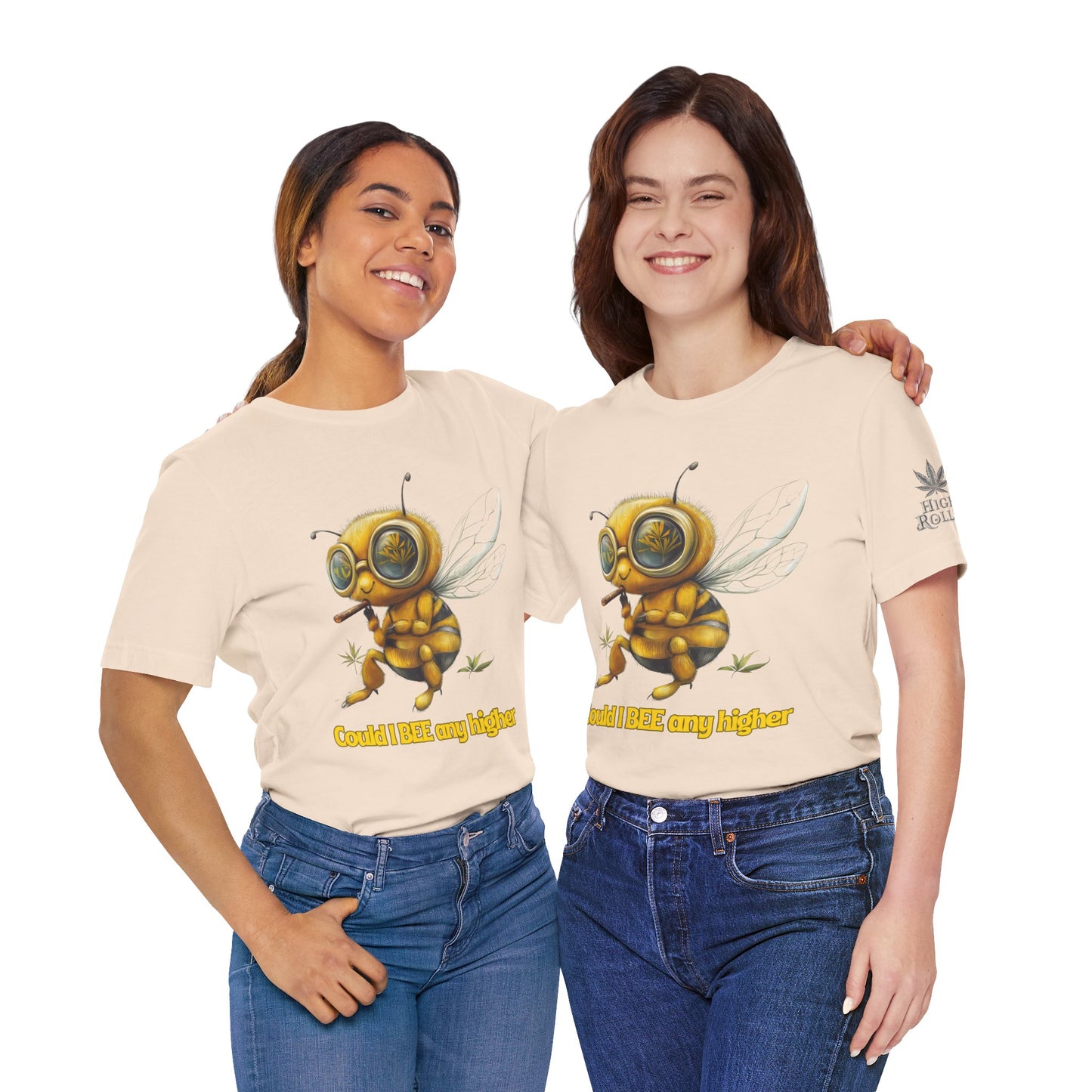 Could I BEE Any Higher - Funny Cannabis Bee 420 Unisex T-Shirt"