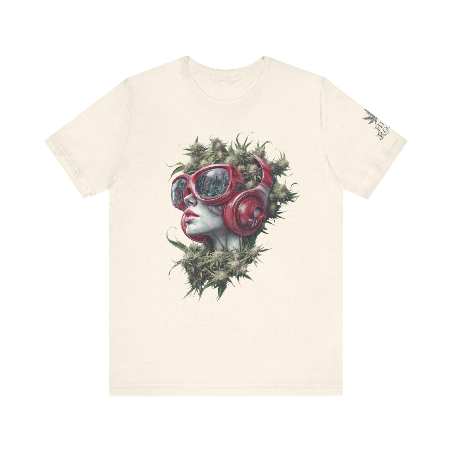 CANNABIS GODDESS TECH™ | PREMIUM FUTURISTIC ART TEE