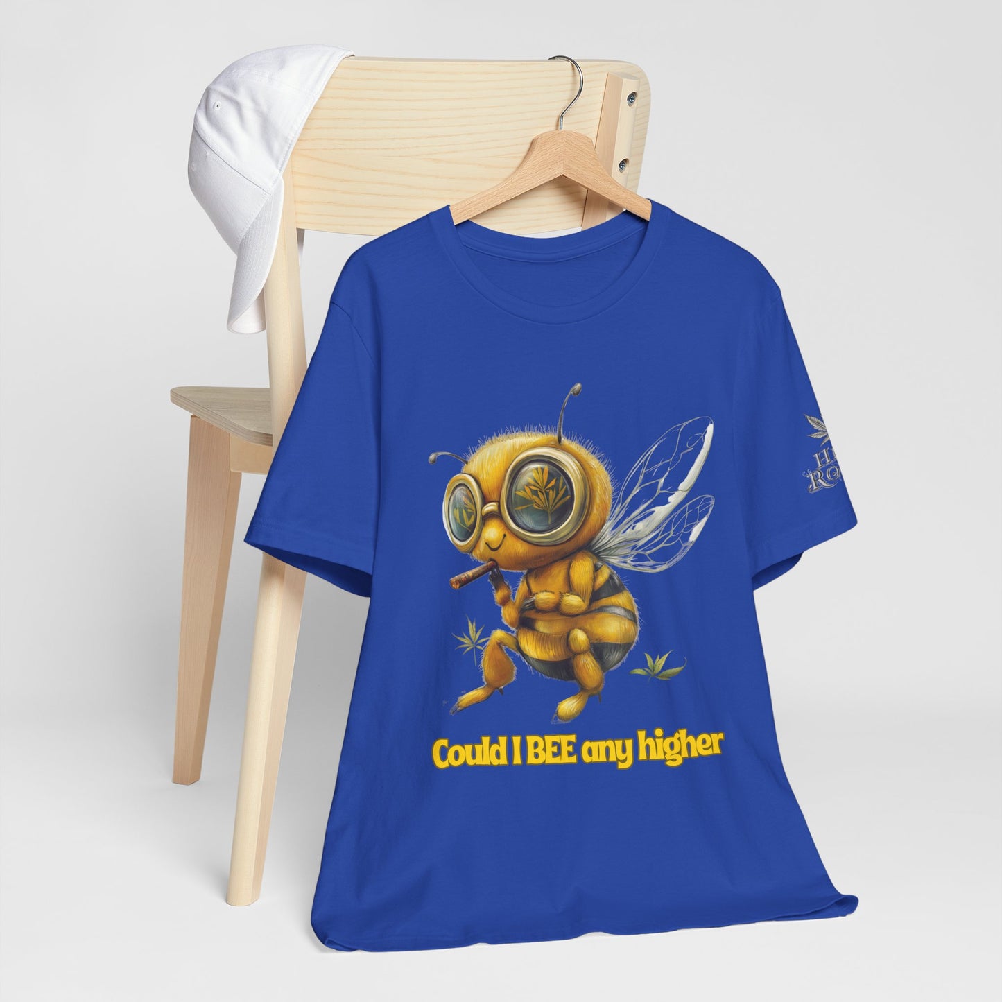 Could I BEE Any Higher - Funny Cannabis Bee 420 Unisex T-Shirt"