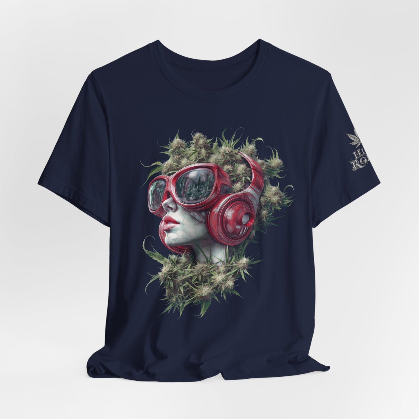 CANNABIS GODDESS TECH™ | PREMIUM FUTURISTIC ART TEE