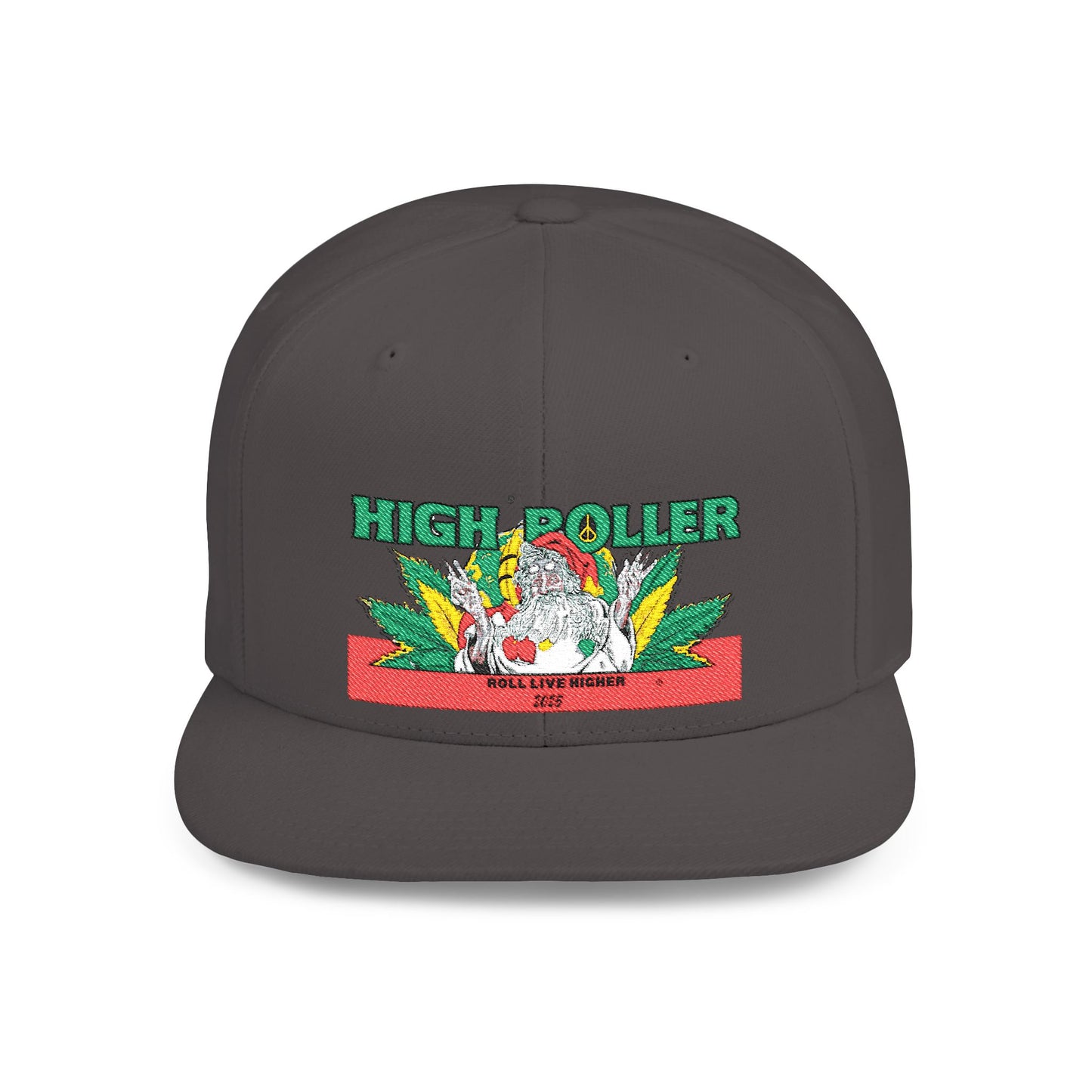 HIGH ROLLER Cannabis Culture Snapback Cap