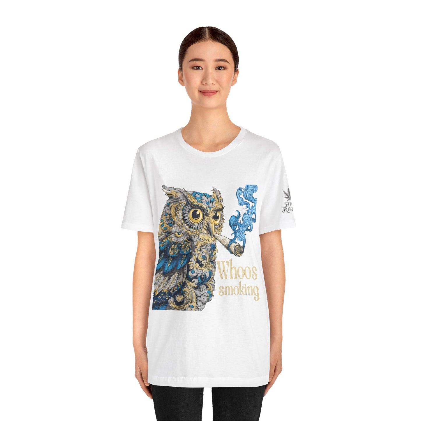 WHOOS SMOKING™ | PREMIUM WISDOM CANNABIS TEE