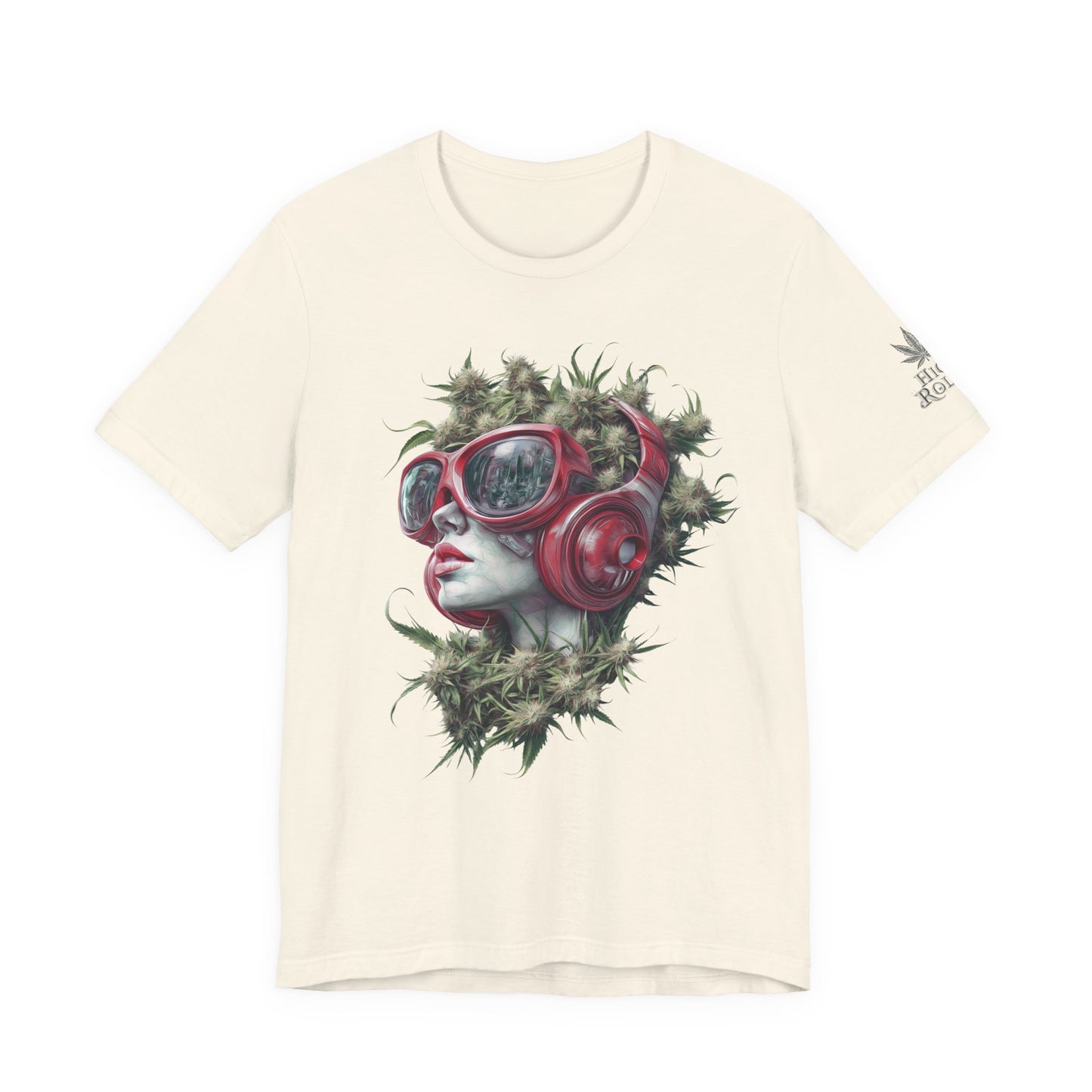 CANNABIS GODDESS TECH™ | PREMIUM FUTURISTIC ART TEE