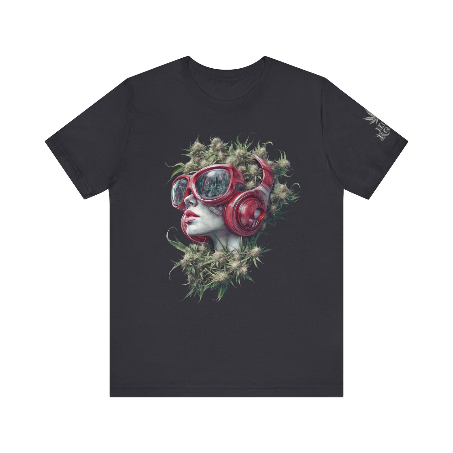 CANNABIS GODDESS TECH™ | PREMIUM FUTURISTIC ART TEE