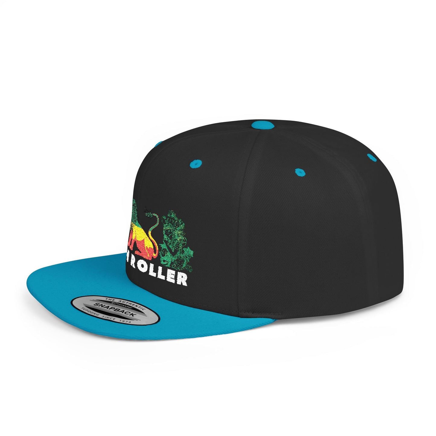 HIGH ROLLER Rastafarian Lion Snapback Cap