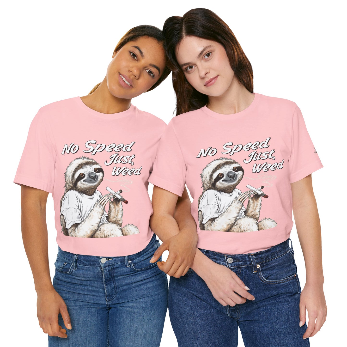No Speed Just Weed™ | Premium Sloth Cannabis Tee - Chill Vibes Edition | High Roller