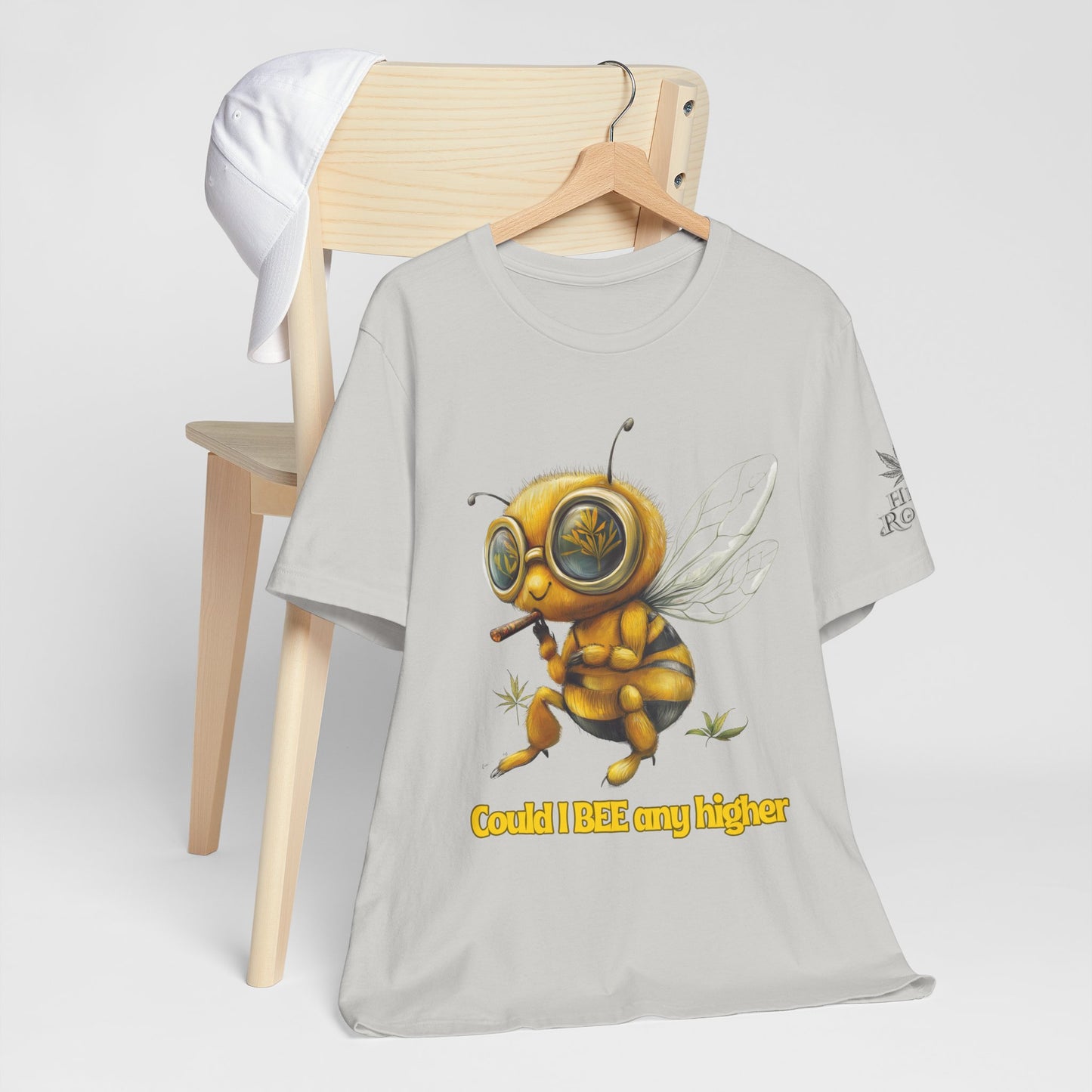Could I BEE Any Higher - Funny Cannabis Bee 420 Unisex T-Shirt"