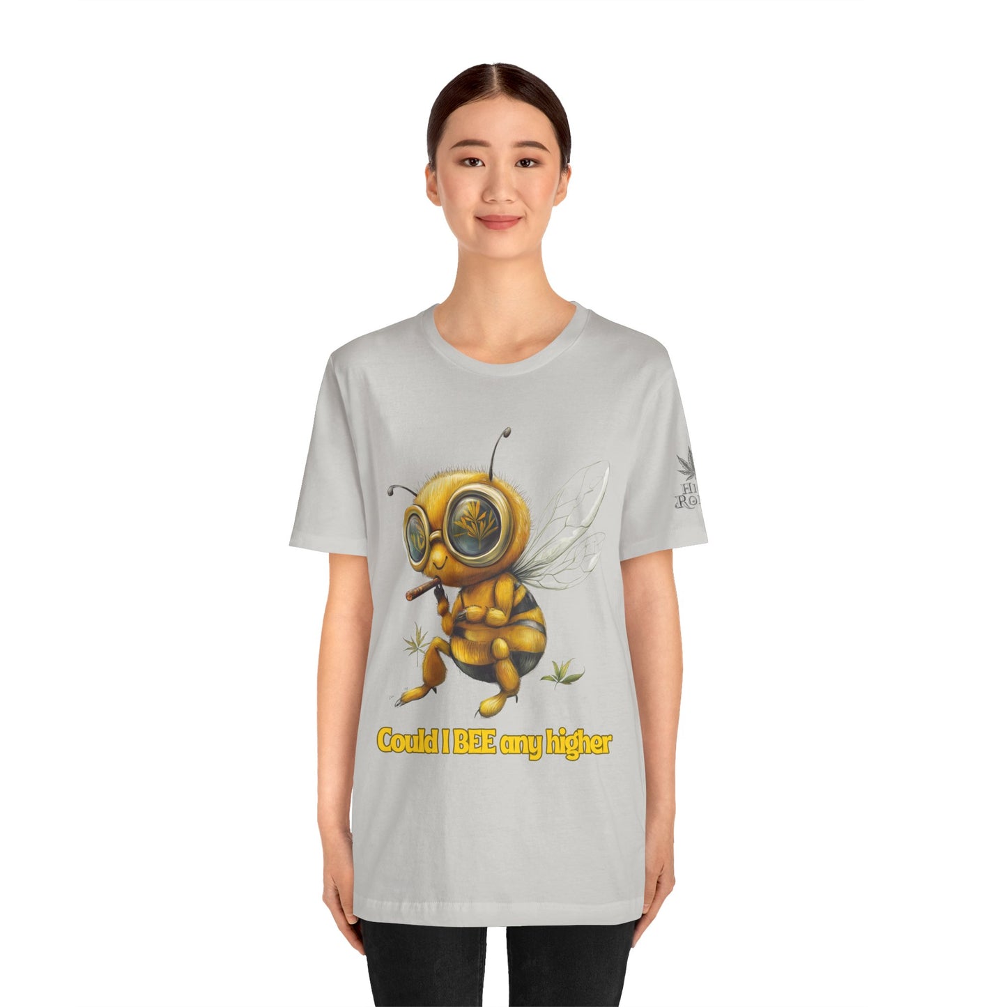 Could I BEE Any Higher - Funny Cannabis Bee 420 Unisex T-Shirt"