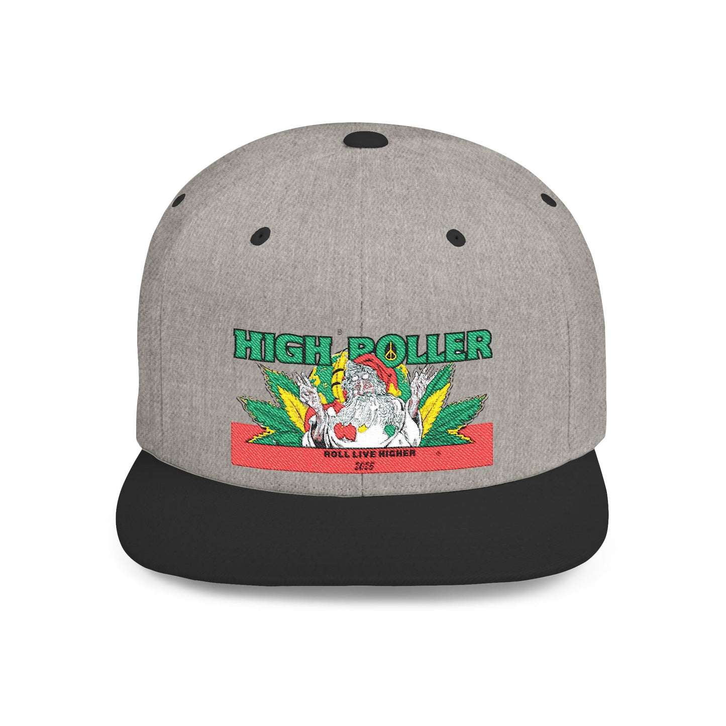HIGH ROLLER Cannabis Culture Snapback Cap