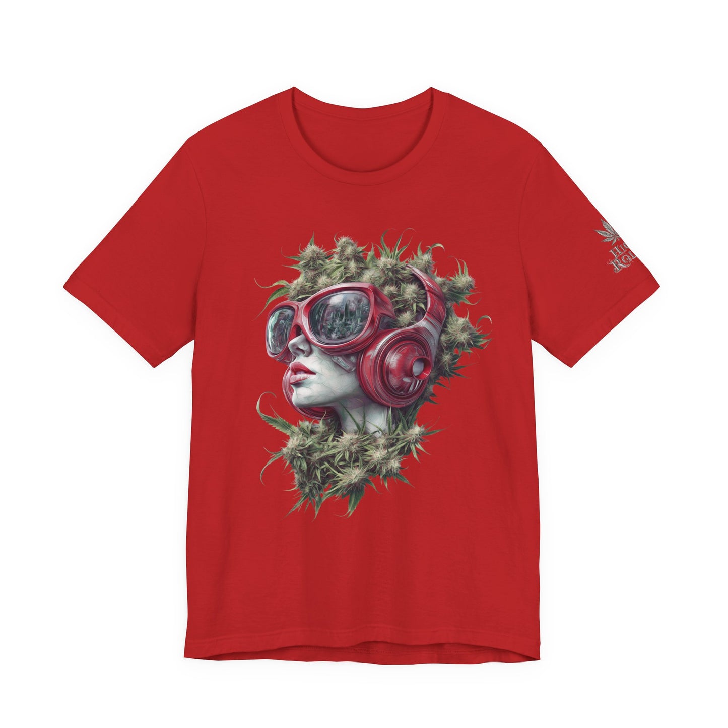 CANNABIS GODDESS TECH™ | PREMIUM FUTURISTIC ART TEE