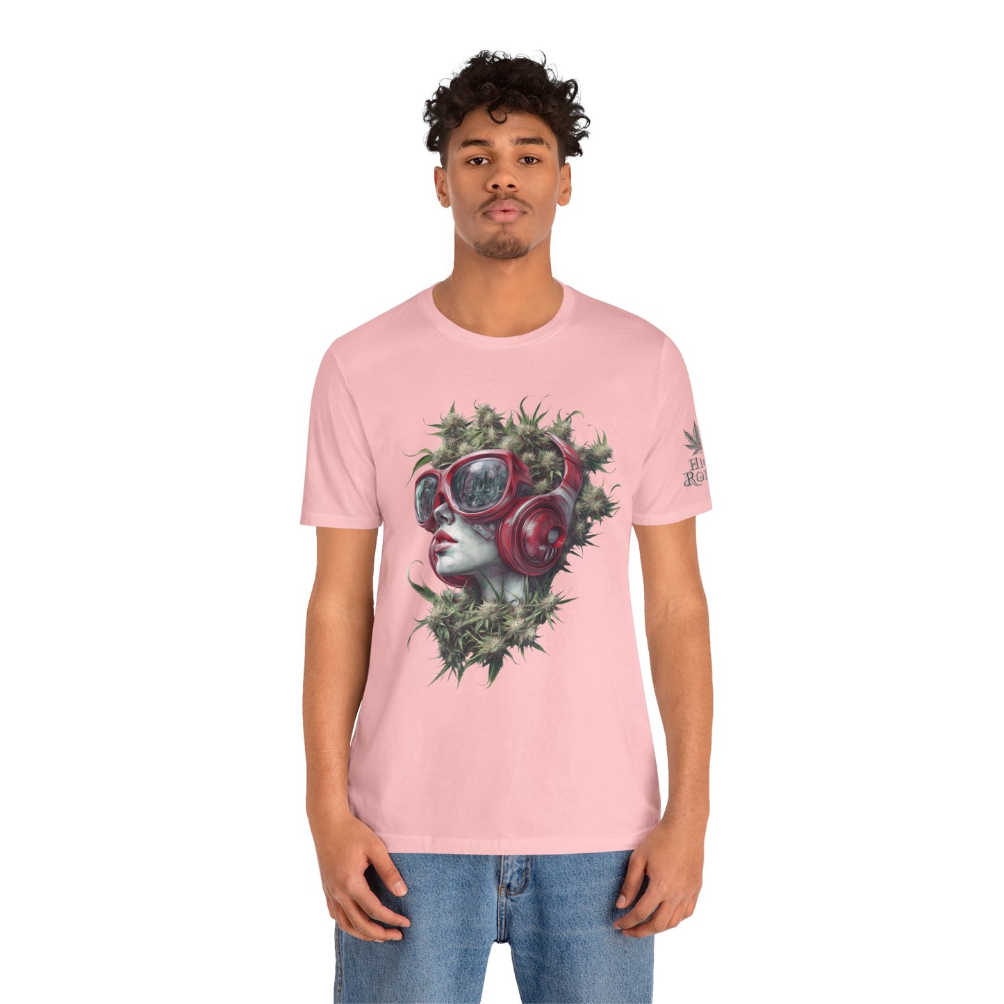 CANNABIS GODDESS TECH™ | PREMIUM FUTURISTIC ART TEE