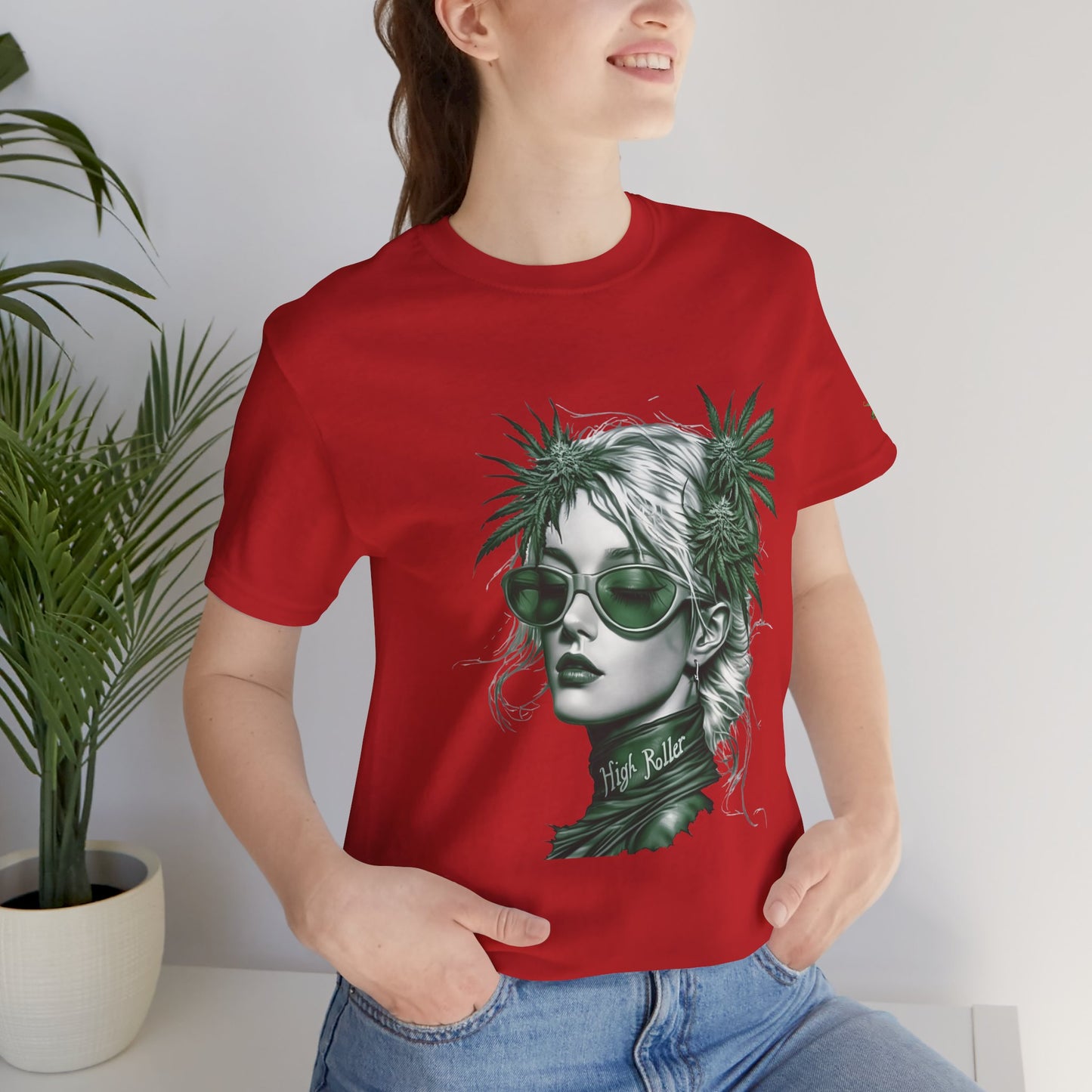 HIGH ROLLER CANNABIS GODDESS T-SHIRT