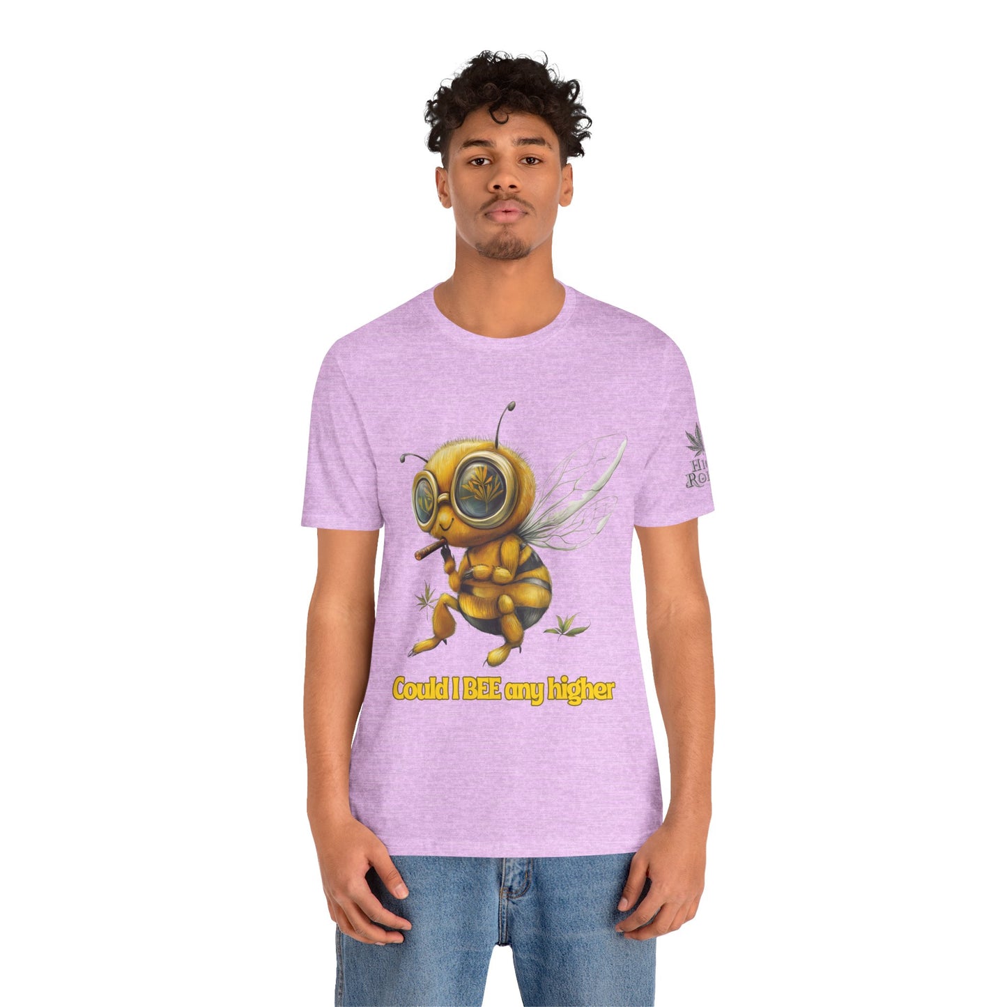 Could I BEE Any Higher - Funny Cannabis Bee 420 Unisex T-Shirt"