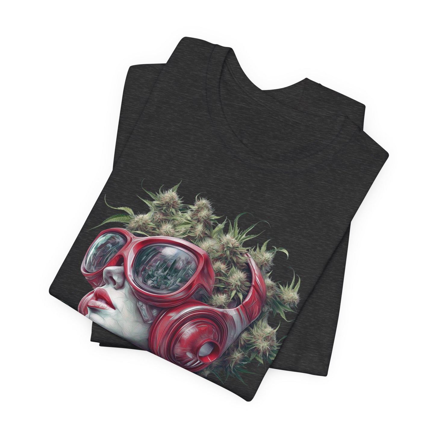 CANNABIS GODDESS TECH™ | PREMIUM FUTURISTIC ART TEE