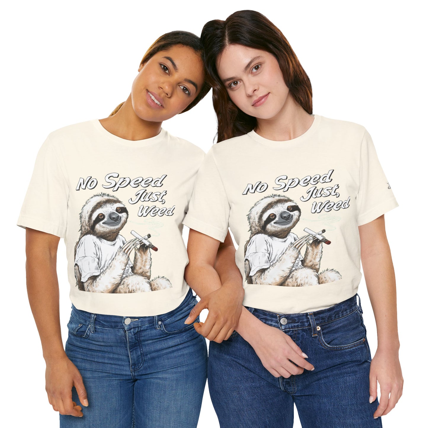 No Speed Just Weed™ | Premium Sloth Cannabis Tee - Chill Vibes Edition | High Roller